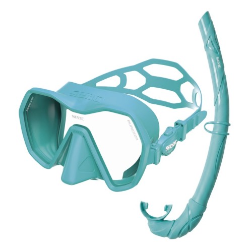 Kit SEAC Purezza Antifog avec Masque et Tuba Turtle