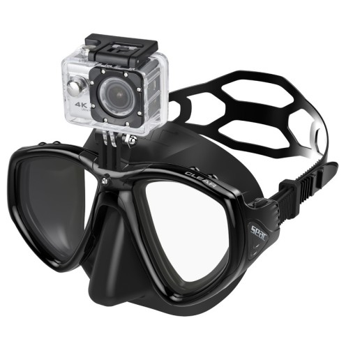 Masque Seac Clear Cam Antibuée avec Support Caméra