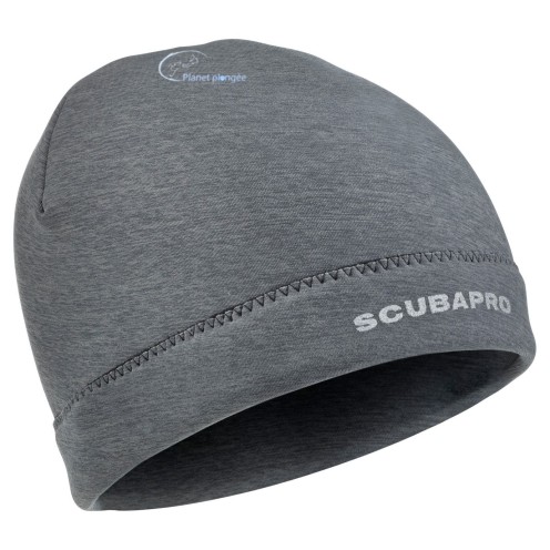 Bonnet Gris Néoprène 2mm Scubapro -planet plongee