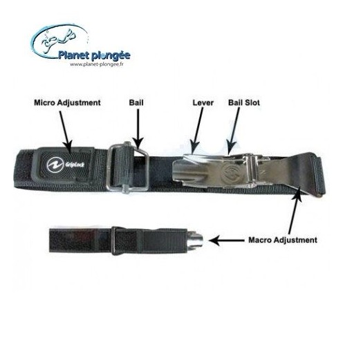 Sangle de bloc Aqualung attache rapide pour gilet wrapture