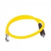 Flexible noir moyenne pression Aqua flex jaune Aqualung - Matériel de Plongée - Planet Plongée