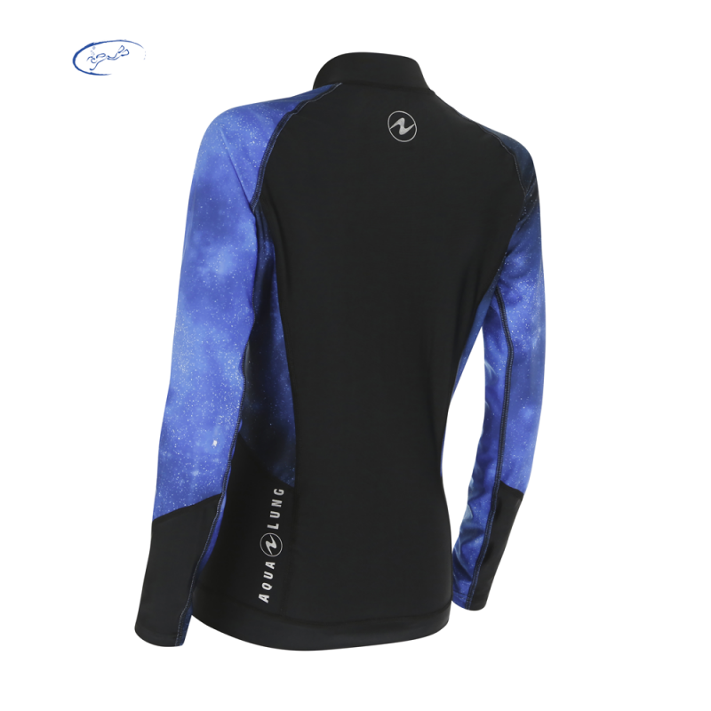 Avec Femme Lung Galactic Rash New Manches Longues Guard Aqua Zip Yb7g6fvy