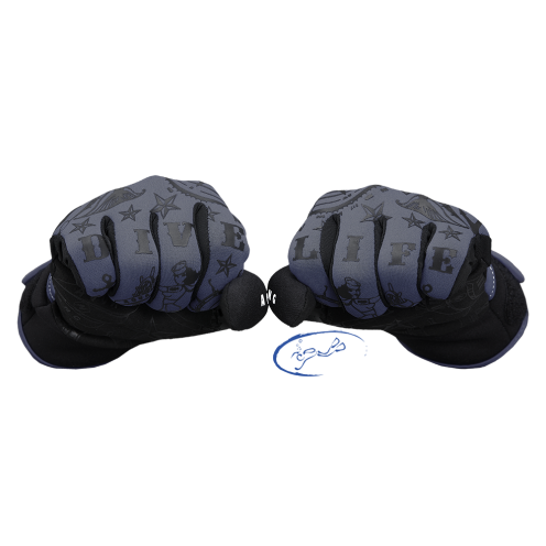 Gants ADMIRAL III Noir 2 mm Neoprene Homme Aqua Lung