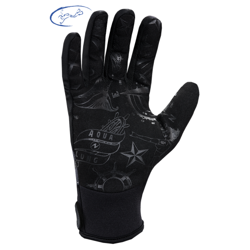 Gants ADMIRAL III Noir 2 mm Neoprene Homme Aqua Lung