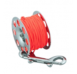 Spool Inox Tecline 30m avec double mousqueton