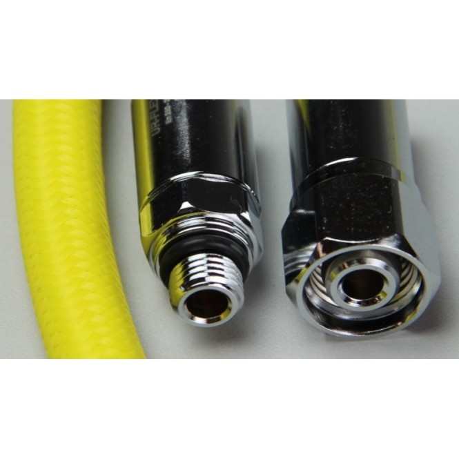 Flexible détendeur nylon tressé Jaune (100cm) Flexible détendeur nylon tressé Jaune (100cm)