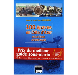 Livre 100 épaves en côte d'azur