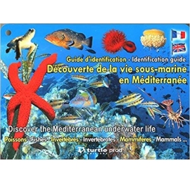 Plaquette immergeables identification des espèces sous-marines de la méditerranée