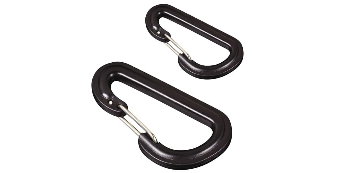 Mousquetons Omer avec fermeture en inox