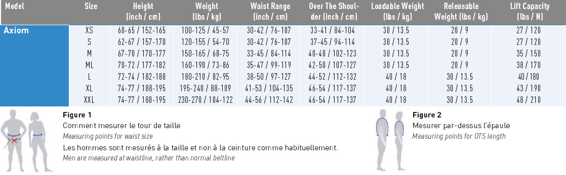 Gilet Stabilisateur Aqualung Axiom -Equip Subaquatique grille de taille