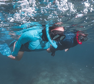 Snorkeling - -- randonnée palmée